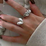 Silver Love Heart Ring