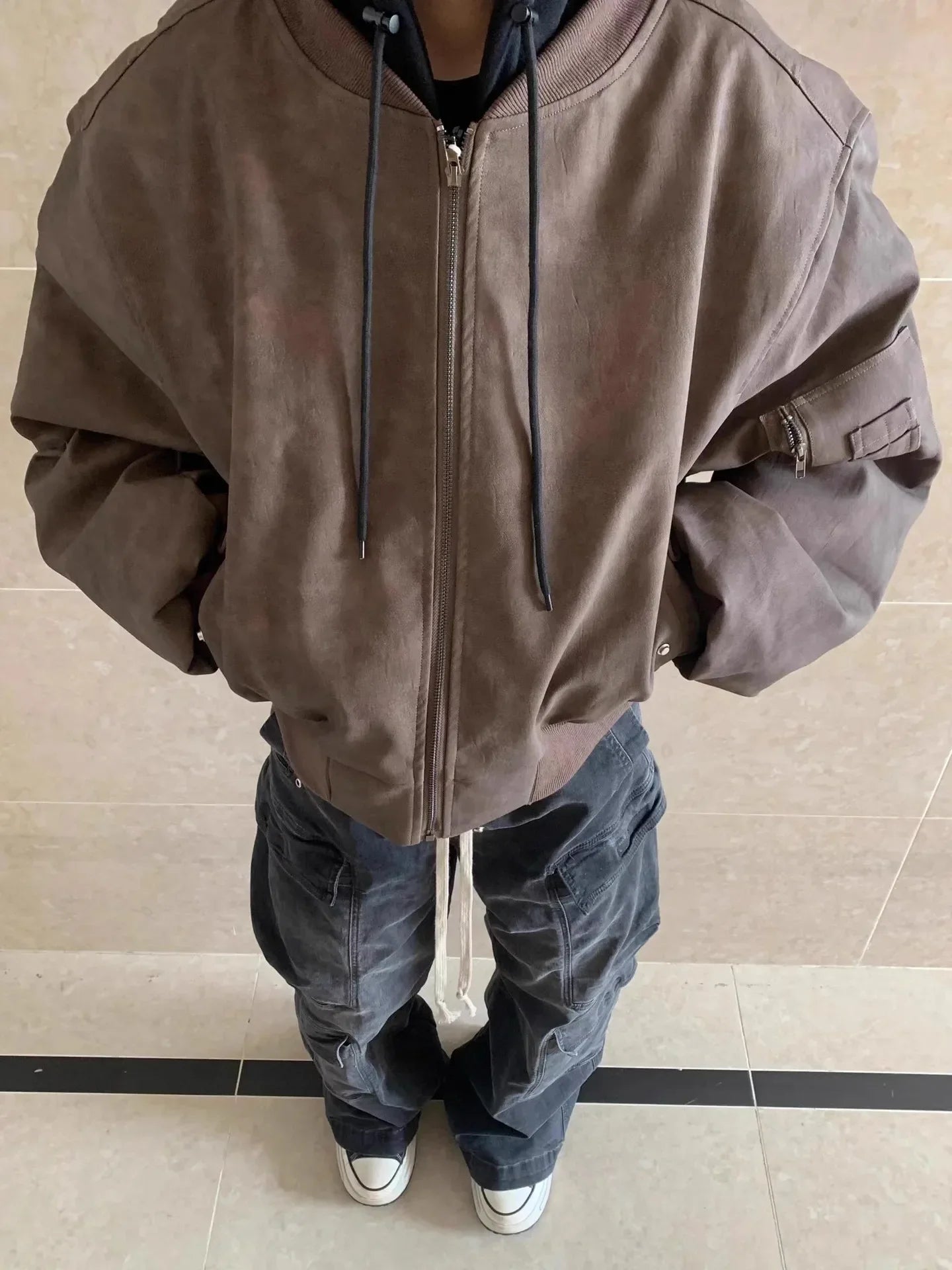 Two-layered Leather Jacket