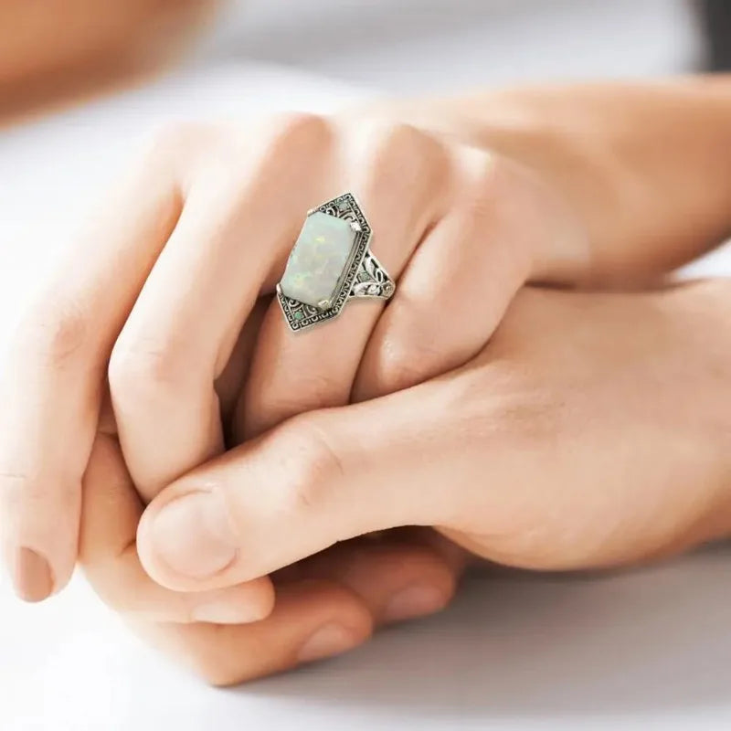Turquoise Rectangular Ring