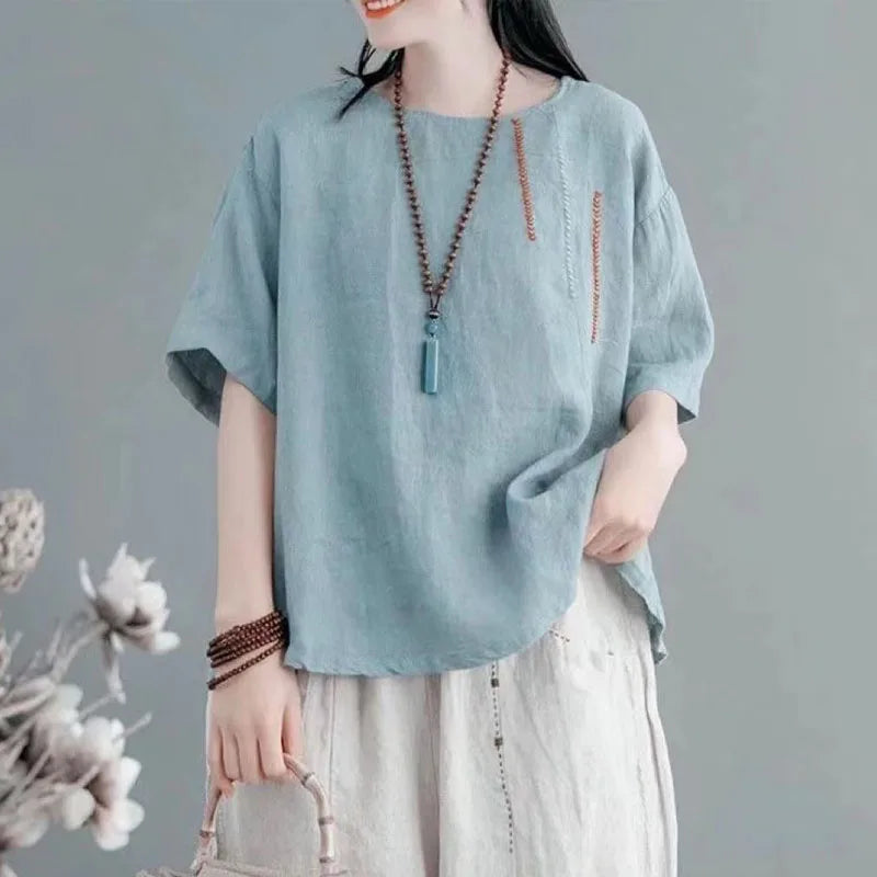 Skater Girl Loose Fit Summer T-Shirt