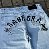 Y2K Casual High Waist Anime Jeans