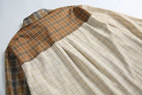 Plaid Loose Casual Oversize Long Sleeve Shirt