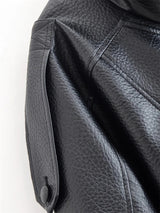 Women's Faux Leather Black Jacket