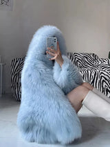 Faux Furr Hooded Jacket