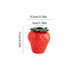 Vintage Strawberry Ceramic Vase