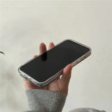 Color Block Checkered Phone Case