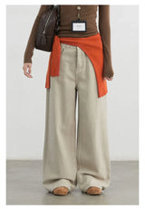 Corporate Girl High Waist Khaki Pants