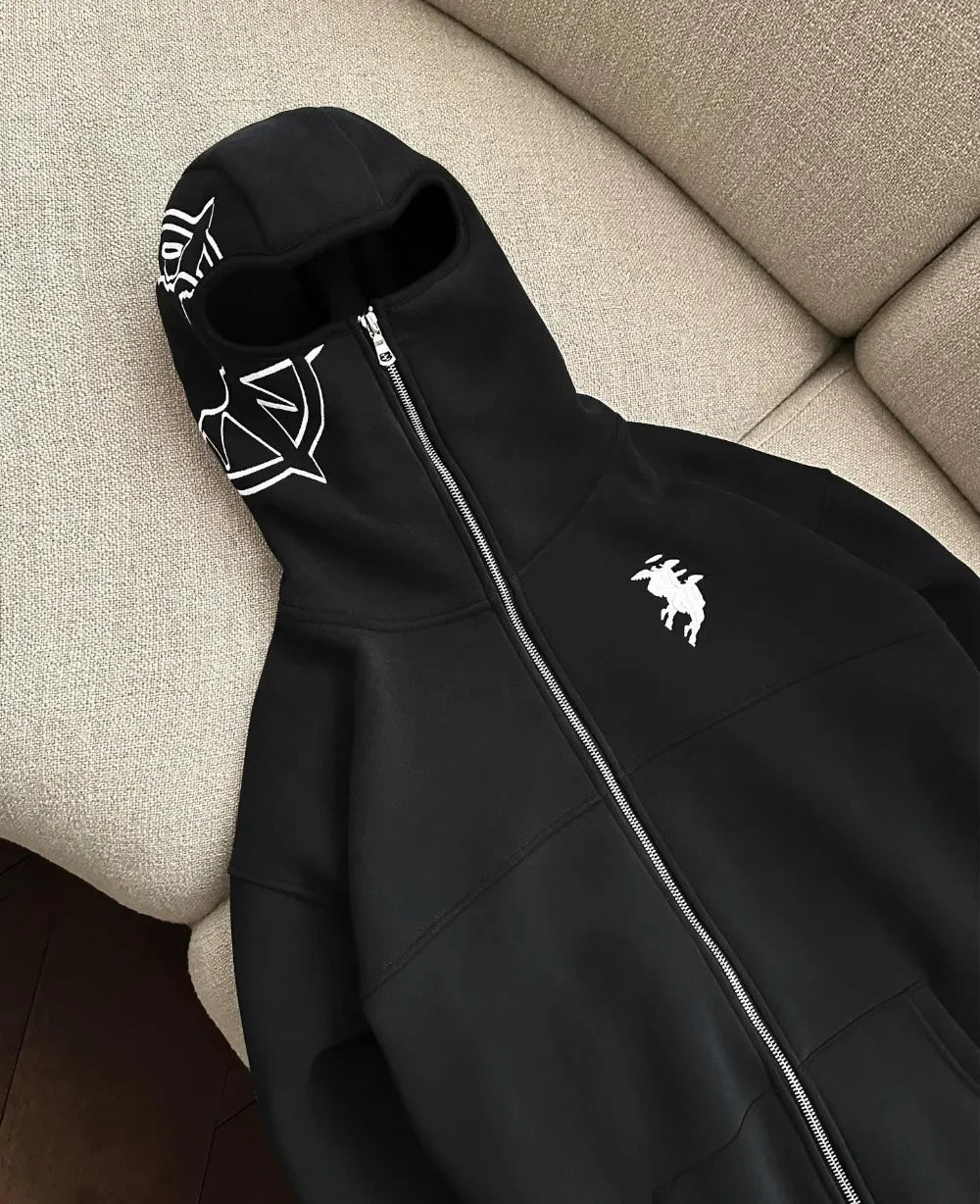 Oversized Ninja Eyes Hoodie