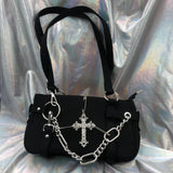 Y2k Aesthetic Cross Chain Bags