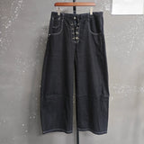 Buckle Wide Leg Jeans