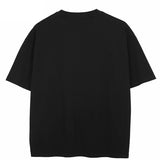 Camiseta vintage gráfica de letras de graffiti
