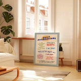 Simple Trendy Text Printing Poster