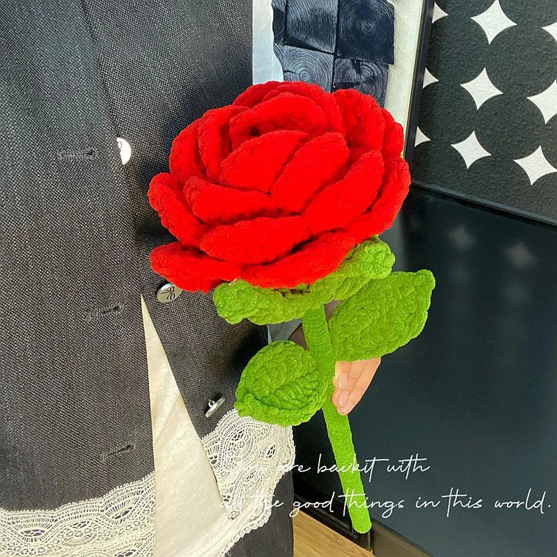 Crochet Handmade Knitted Tulip Flowers