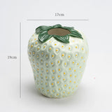 Ceramic Strawberries Vase