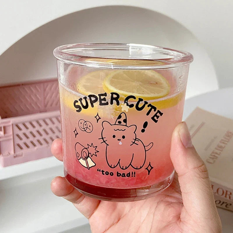 Cute Glass Cup for Coffee