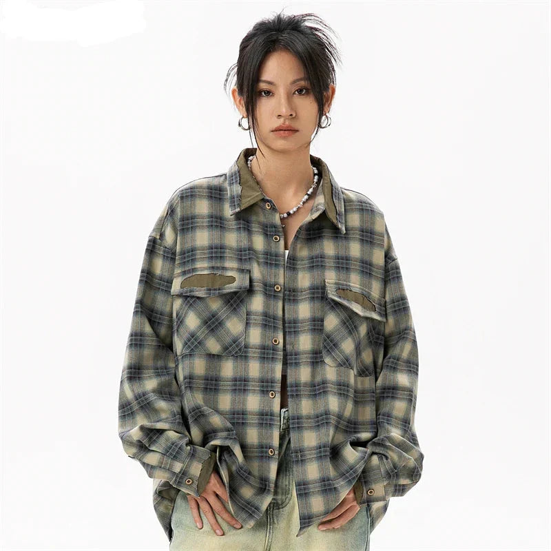 Plaid Print Women's Shirt