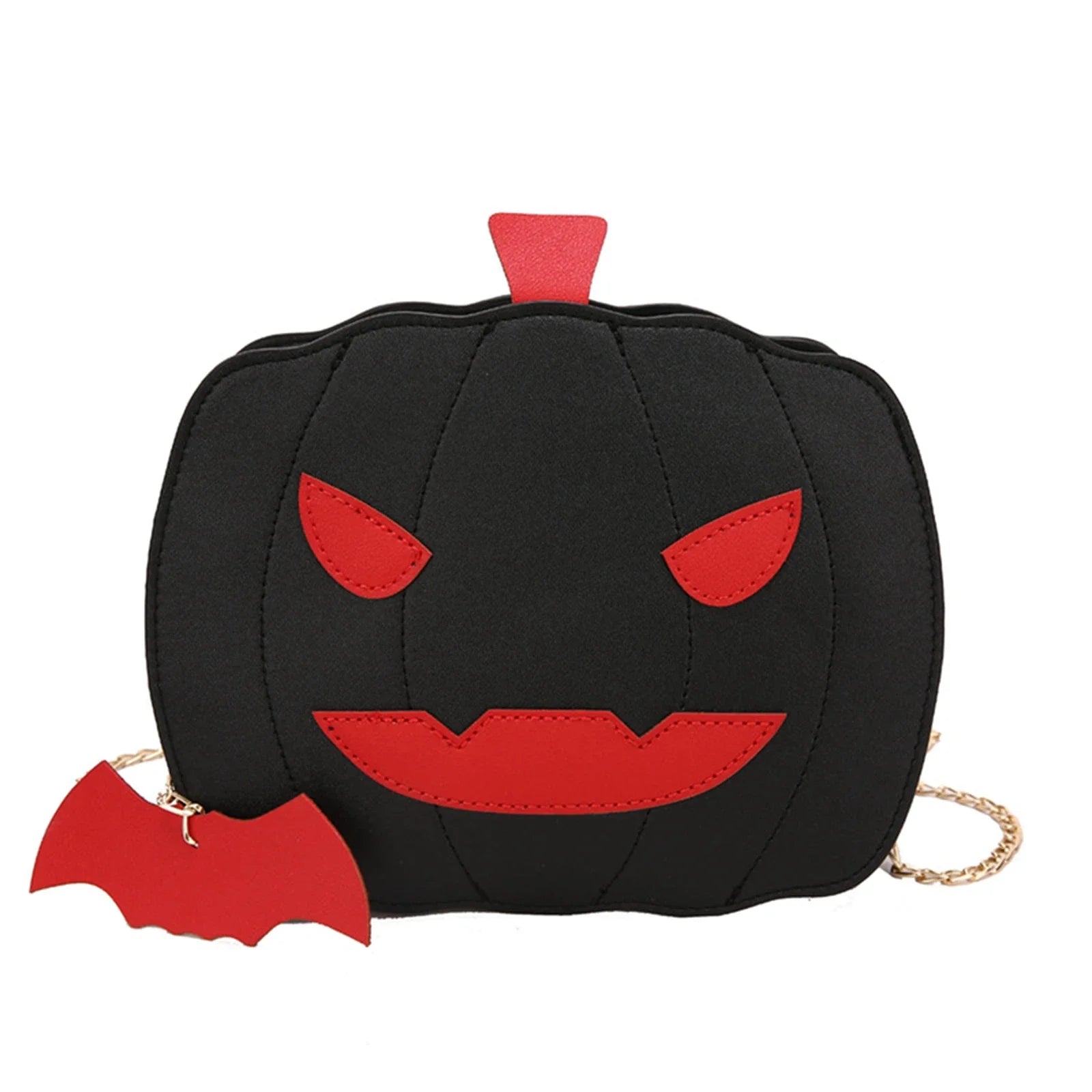 Funny Spooky Bat Halloween Pumpkin Bag