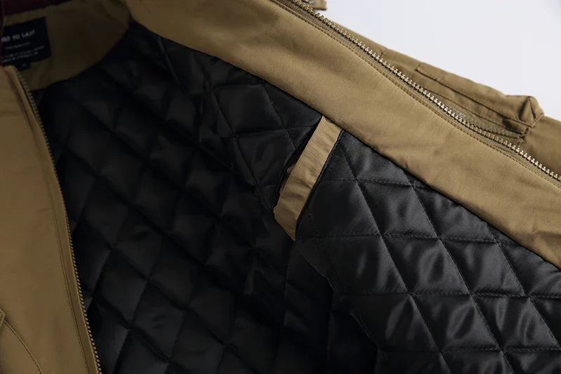 Warm Casual Cotton Windbreaker Jacket