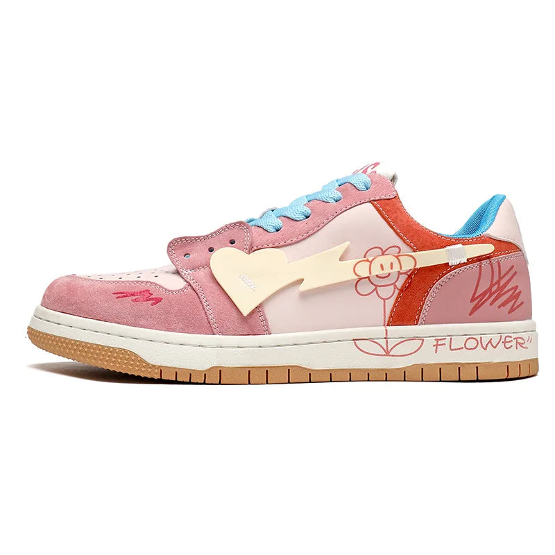 Multicolor Breathable Hip Hop School Sneakers