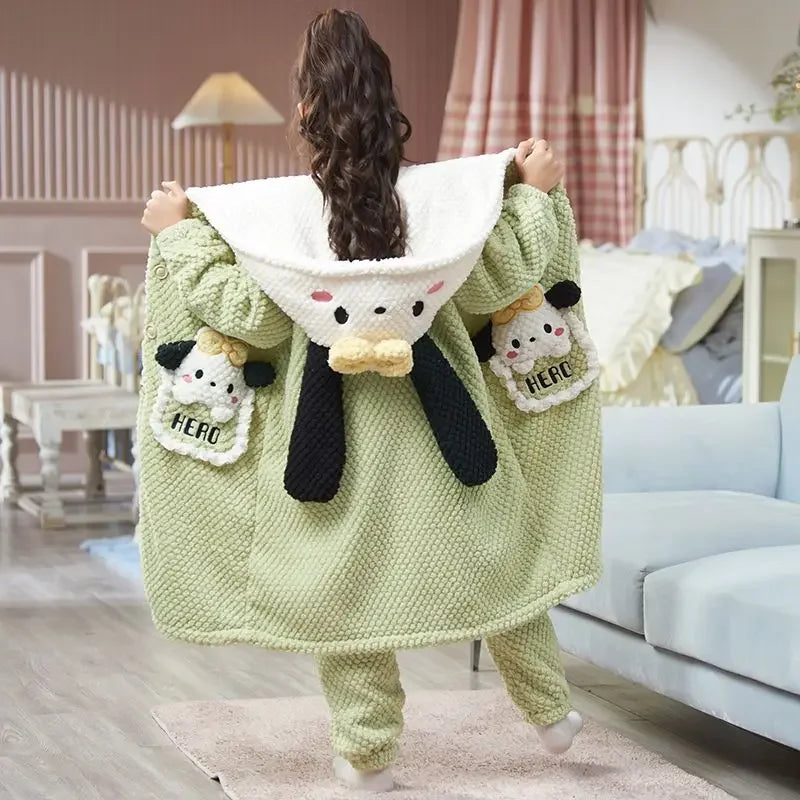 Kuromi Kinder Plüschpyjama