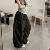 Damen Baggy Oversized Cargohose