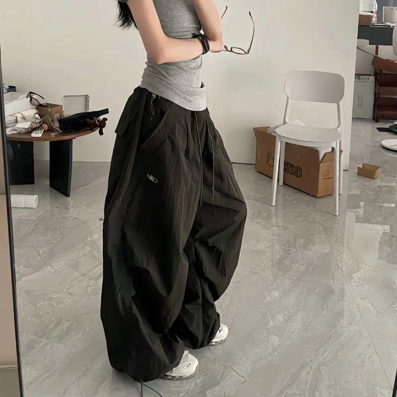 Damen Baggy Oversized Cargohose