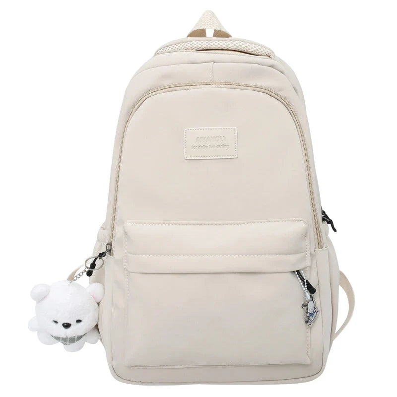 Soft Girl Waterproof College Backpack