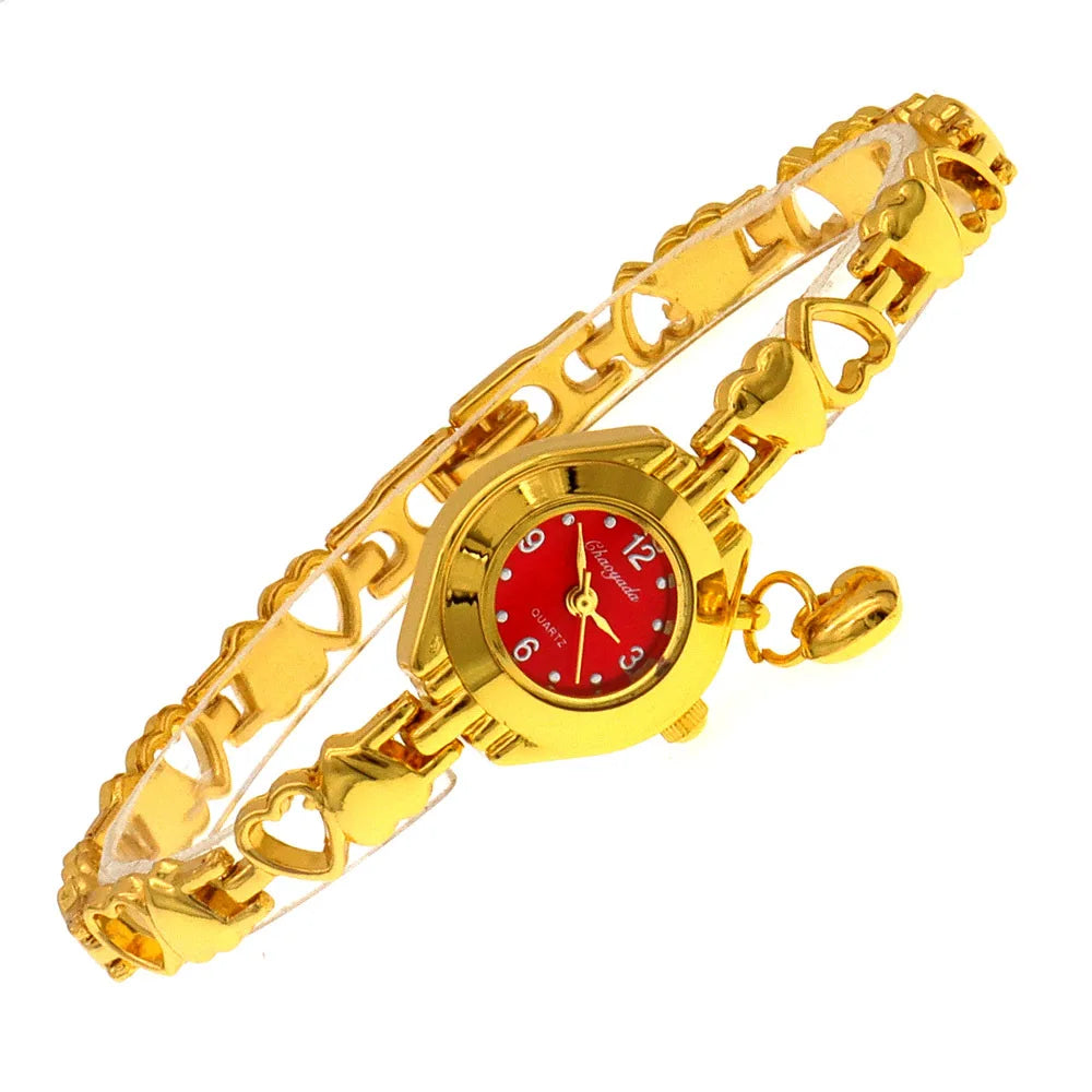 Heart Women Bracelet Watch