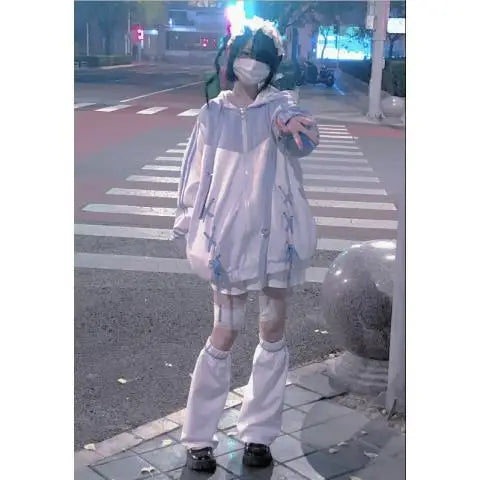 Gothic Kawaii Oversized Hoodie