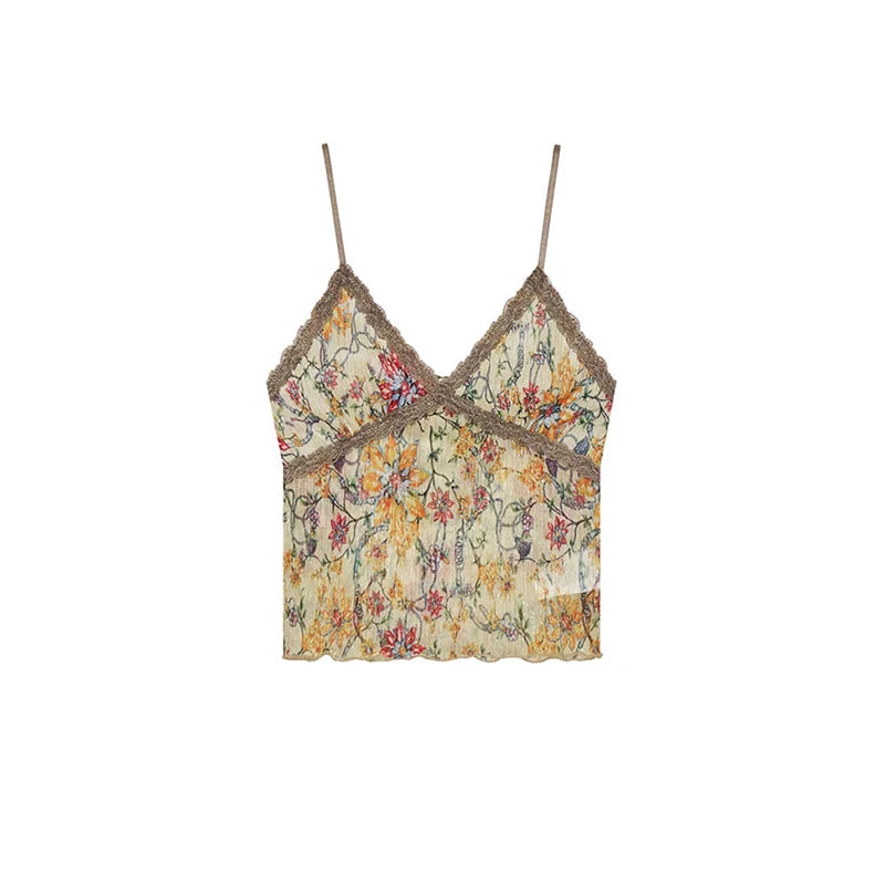 Fairy Grunge Frilled Lace Top