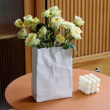 Pleated Paper Bag Unique Vintage Vase