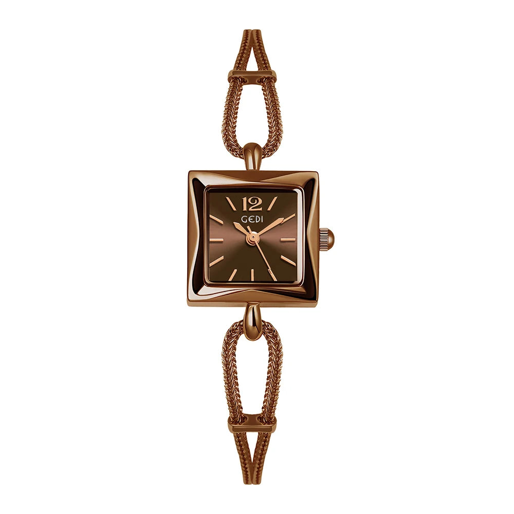 Square Woman Simple Bracelet Watch
