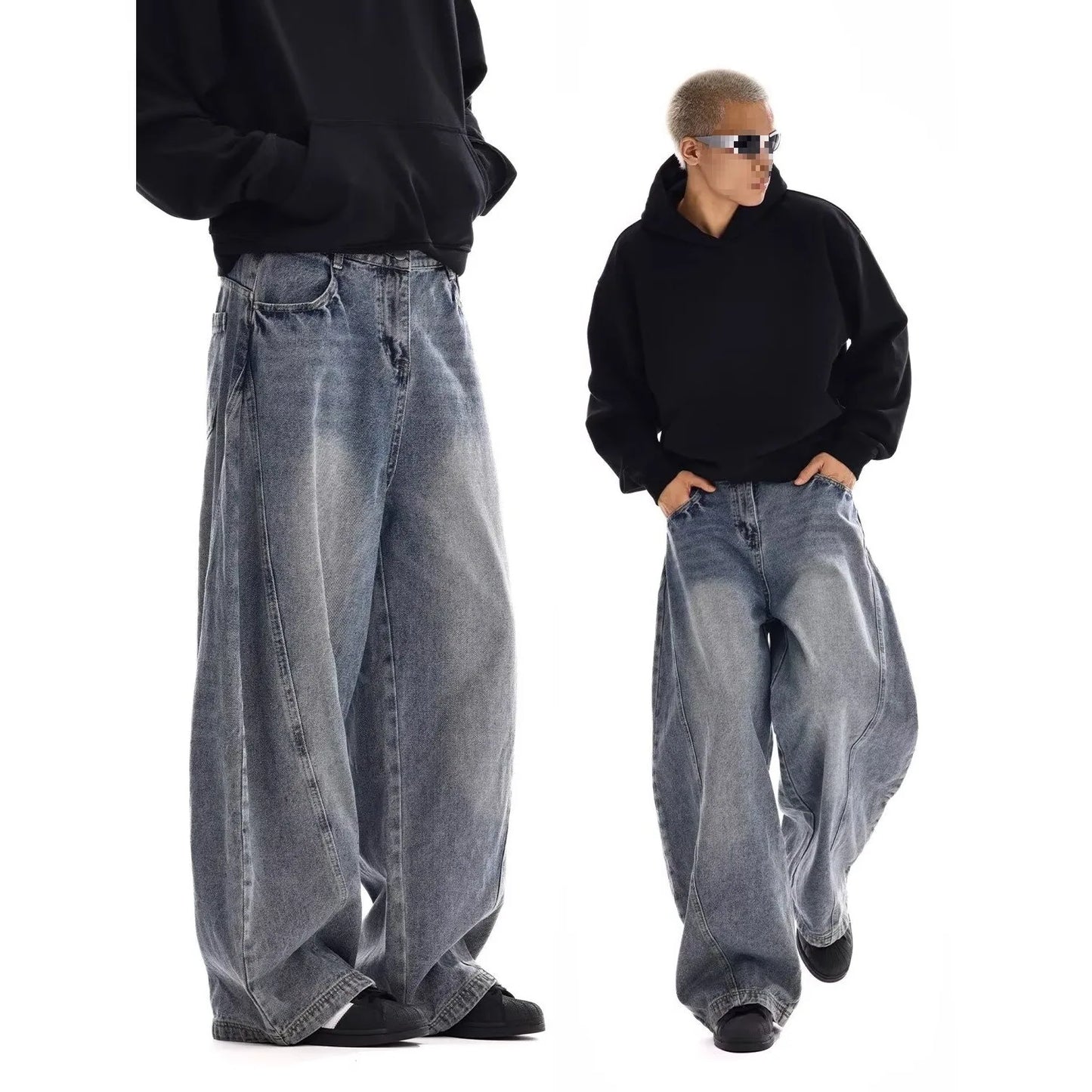 Retro Baggy Y2K Wide Leg Jeans