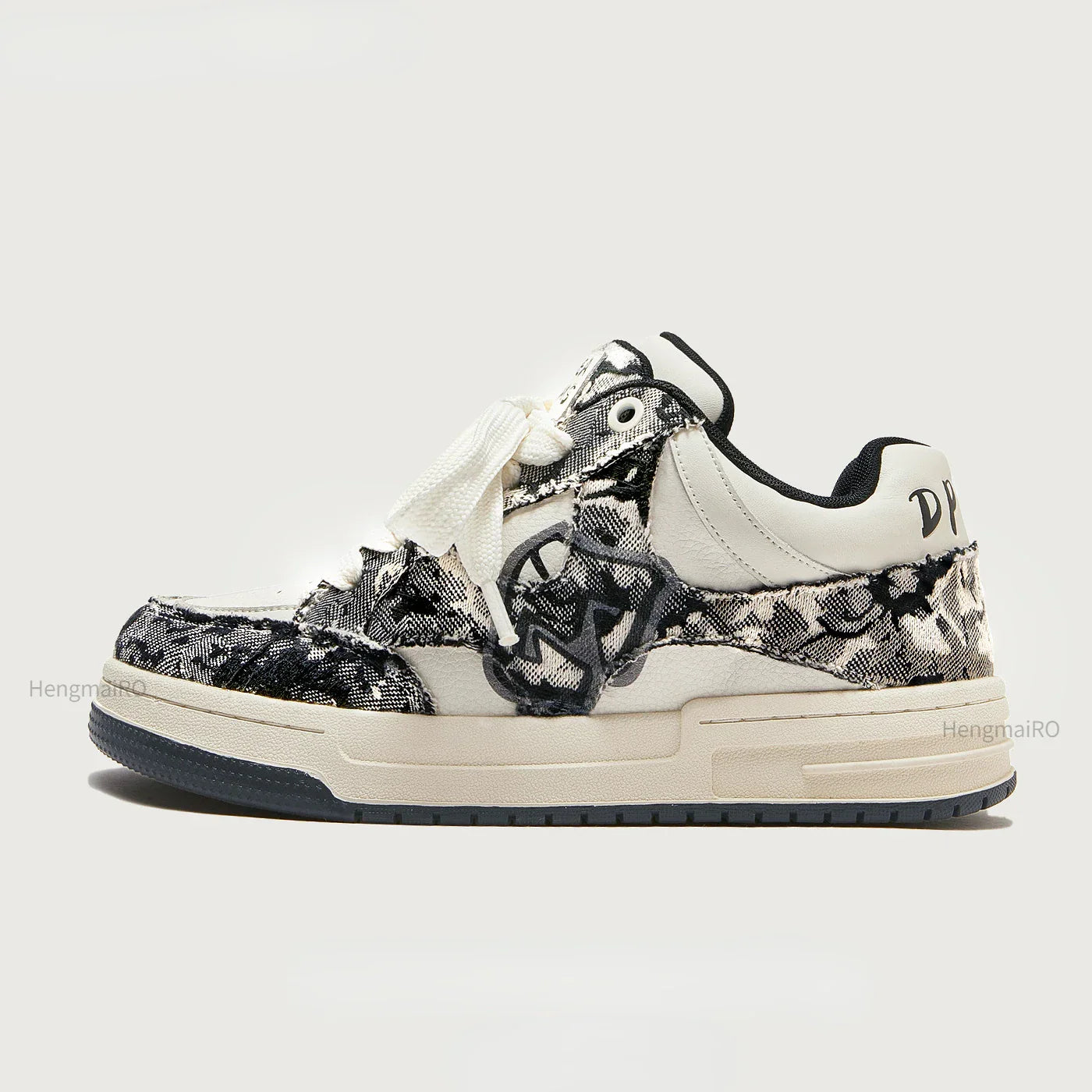 Y2K Retro Graffiti School Sneakers