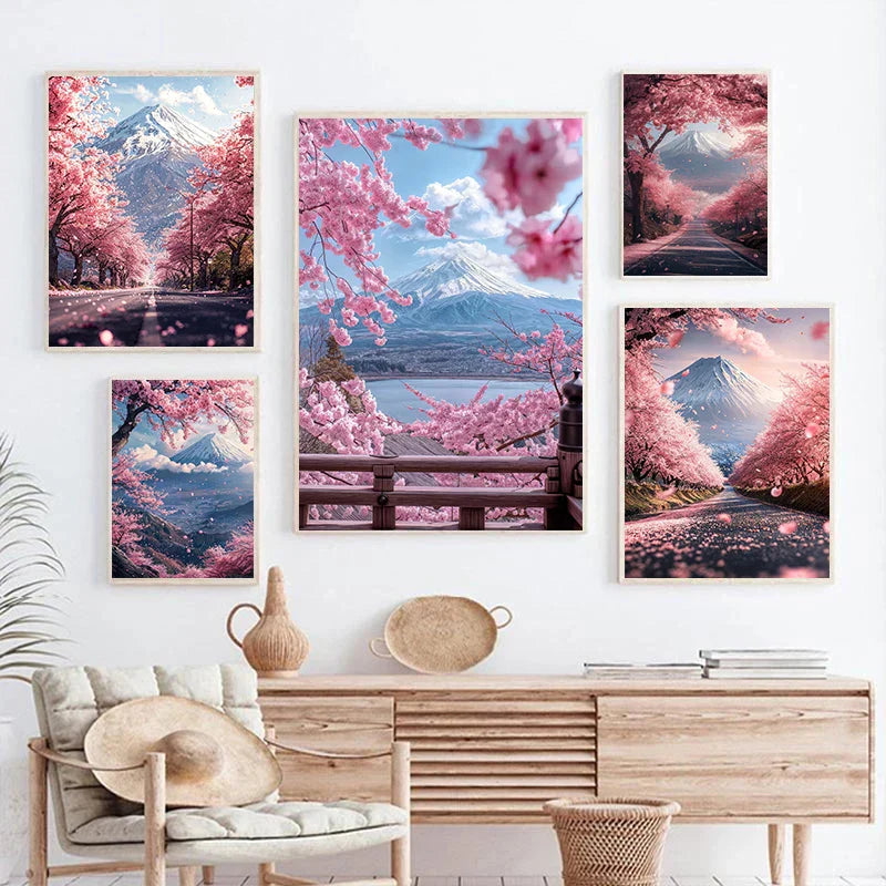 Japanese Cherry Blossoms Poster