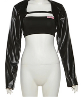 Cyberpunk Leather Retro Cropped Jacket