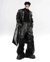 Cyperpunk Shiny Leather Pants