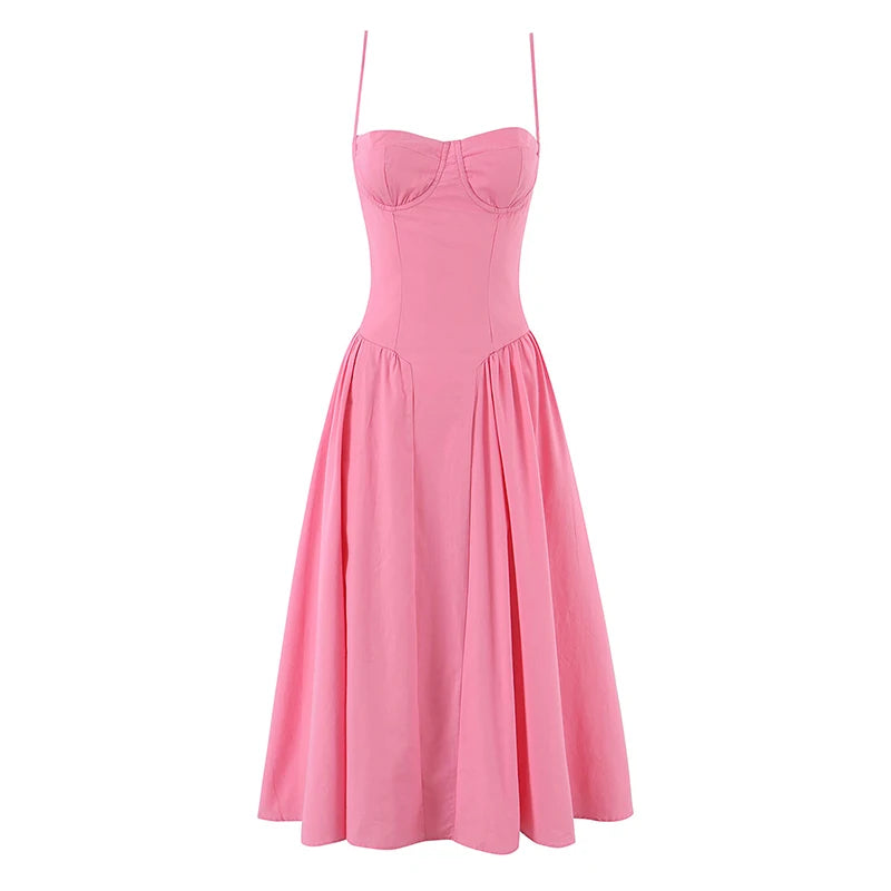 Sexy Rose Red Corset Dress