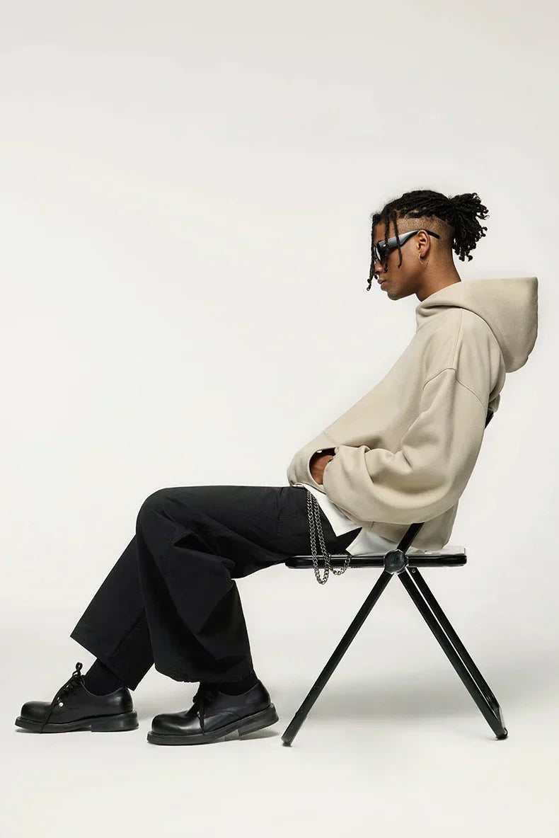 Oversized Autumn Basic Hoodie