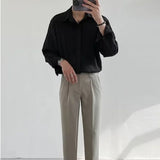 Stylish Black And White Long Sleeved Shirt