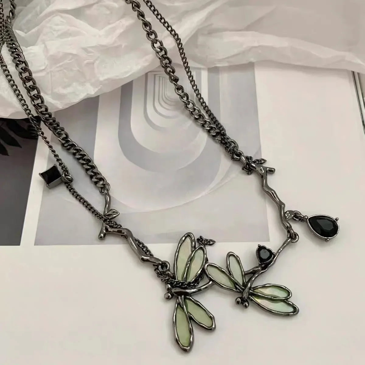 Fairy Core Dragonfly Necklace