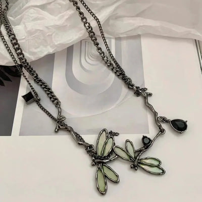Fairy Core Dragonfly Necklace