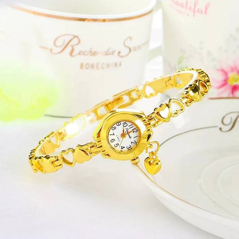 Heart Women Bracelet Watch