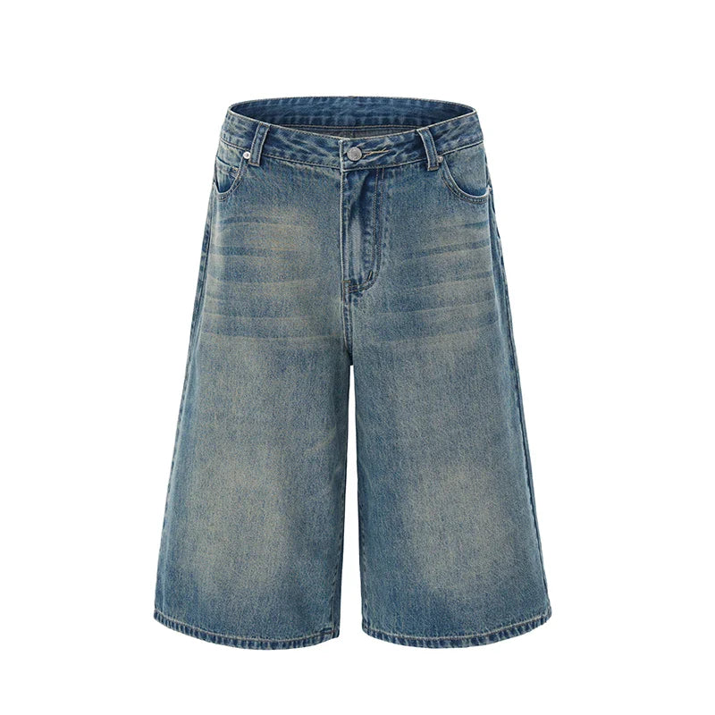 Casual Vintage Loose Denim Short