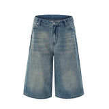 Casual Vintage Loose Denim Short