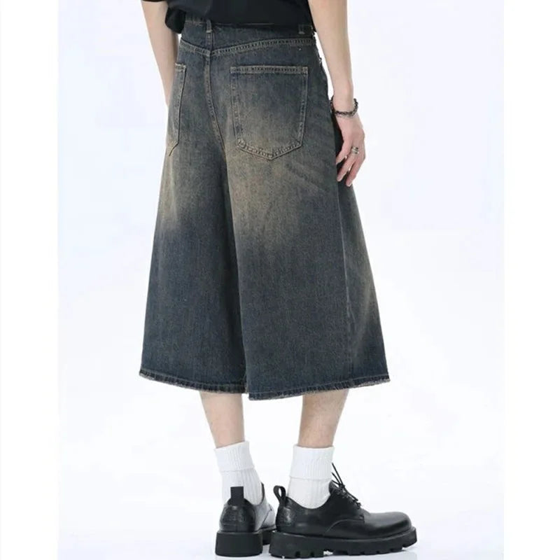 Retro Washed Oversized Jorts
