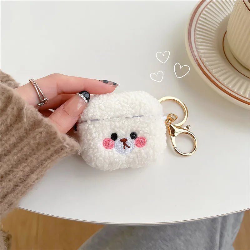 Cute Teddy Bear Airpods Cases