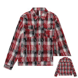 Red Plaid Wool Shirt