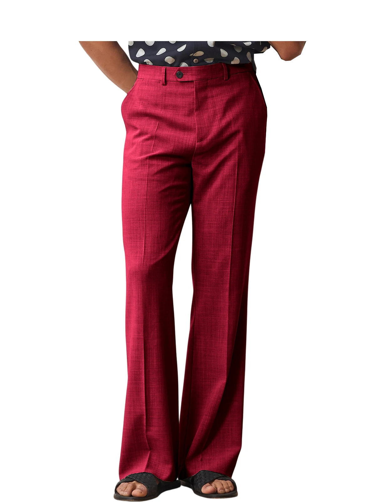 Old Money Micro Flare Pants High Waist Slim Fit