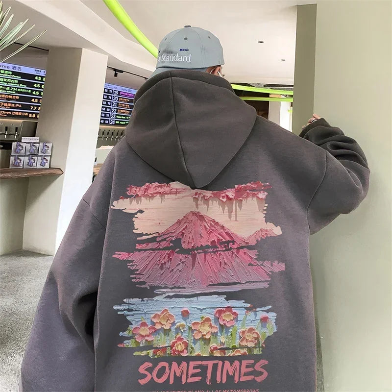 Vintage Good Time Oversized Hoodie